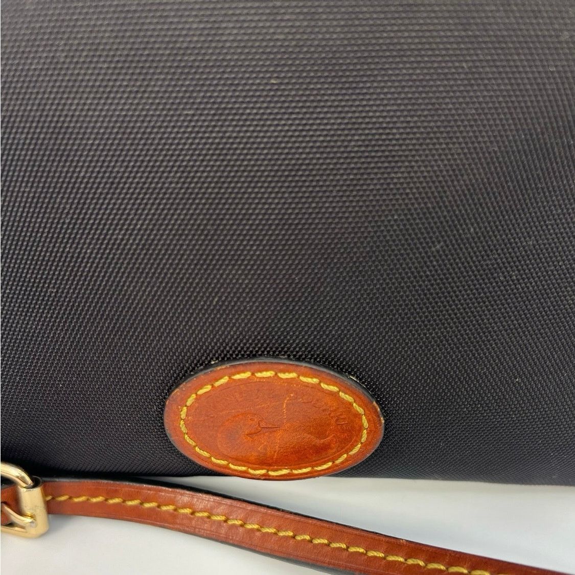 Dooney & Bourke Dooney Bourke Black/Brown VINTAGE Crossbody Purse EUC Size ONE SIZE - 2 Thumbnail