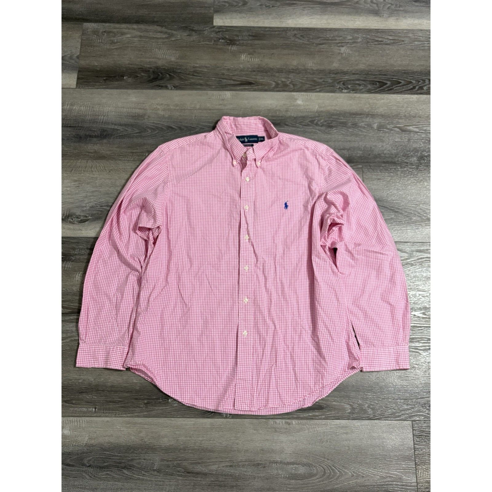 Ralph Lauren Vintage 90s Ralph Lauren Pink Gingham Button Down - Men’s XL Size US XL / EU 56 / 4 - 1 Thumbnail