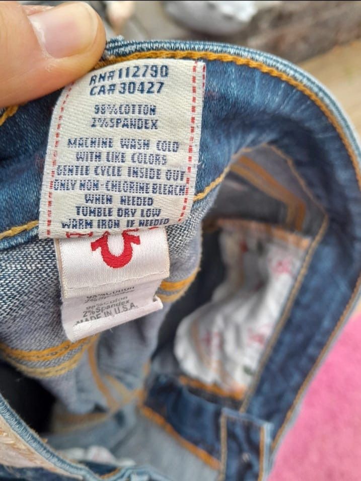 True Religion 2010s True Religion Slim Jeans W27/L34 Size 27" / US 4 / IT 40 - 2 Thumbnail