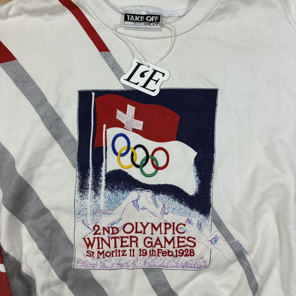 Adidas Mens Vintage Sweatshirt Adidas Winter Olympics Games Size XL Size US XL / EU 56 / 4 - 3 Thumbnail