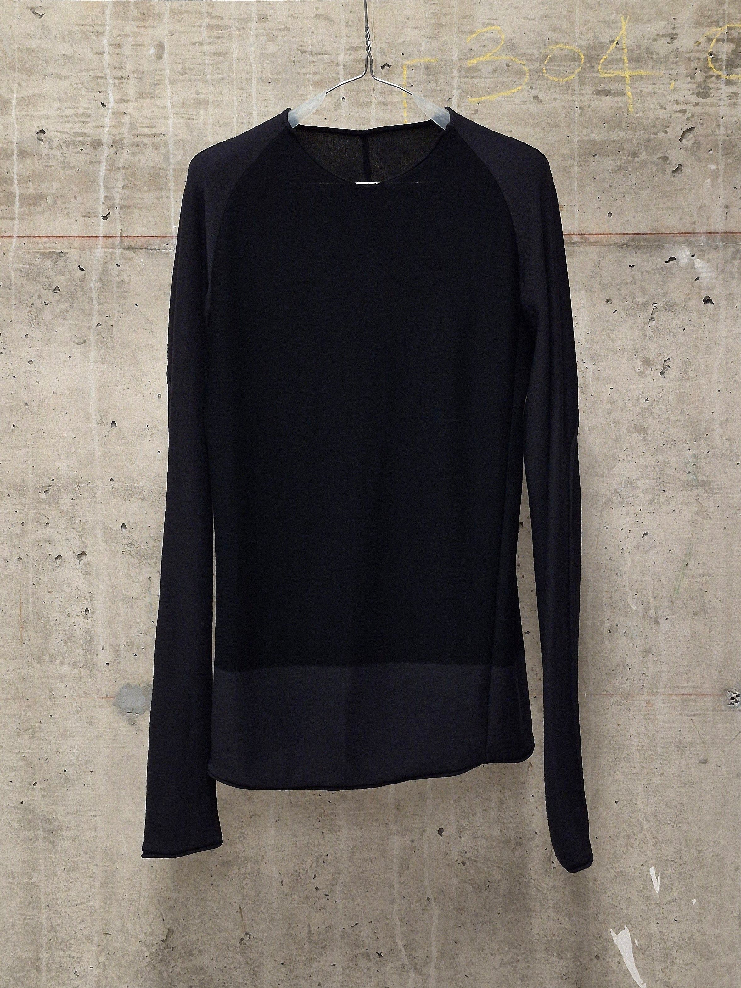 Devoa DEVOA Two-Toned Anatomical Wool Silk Knit Long-sleeves Size US S / EU 44-46 / 1 - 1 Thumbnail