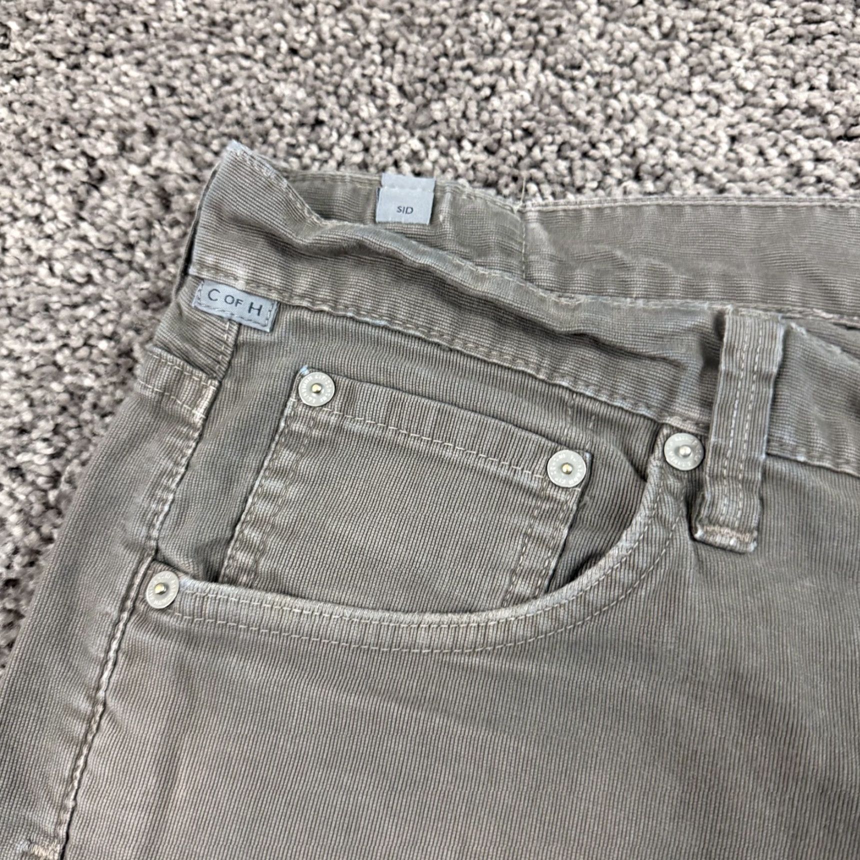 Citizens Of Humanity Citizens of Humanity Pants Mens 36 Brown Straight Relaxed Fit 100% Cotton USA Shirt? Size US 36 / EU 52 - 3 Thumbnail