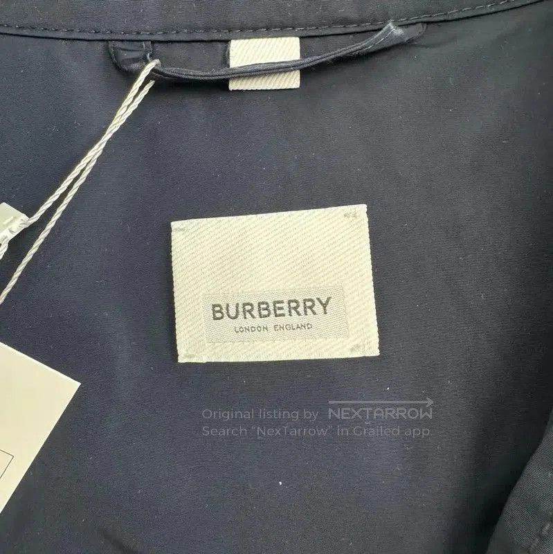 Burberry Burberry Men's Navy Polyester Outer Jacket. Size US L / EU 52-54 / 3 - 4 Thumbnail