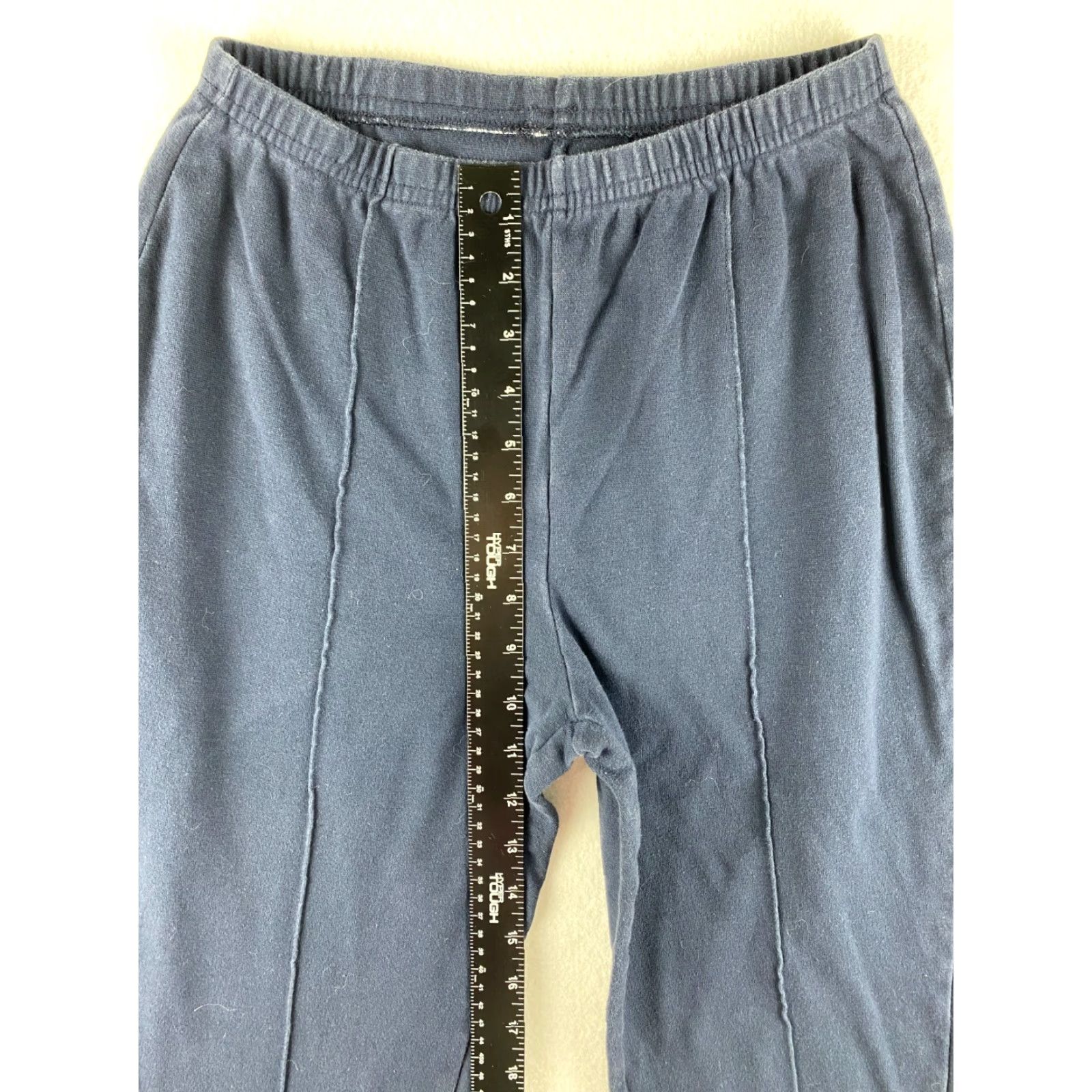 Catalina VINTAGE Catalina Pants Womens 4 Blue Pull On Stretch Waist High-Rise Carrot Size 27" / US 4 / IT 40 - 4 Thumbnail
