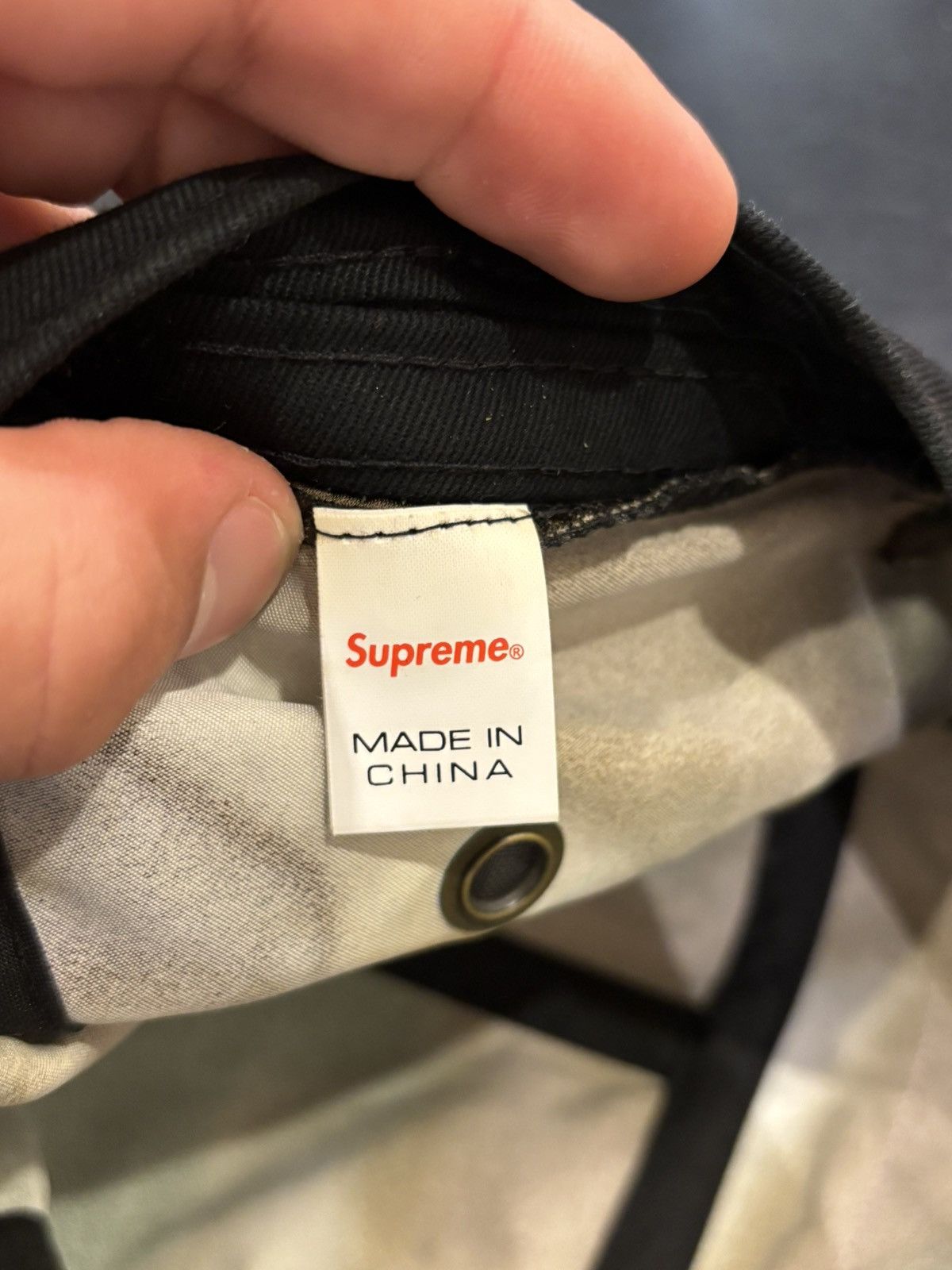 Supreme Supreme Washed Satin Box Logo Camp Cap Size ONE SIZE - 3 Thumbnail