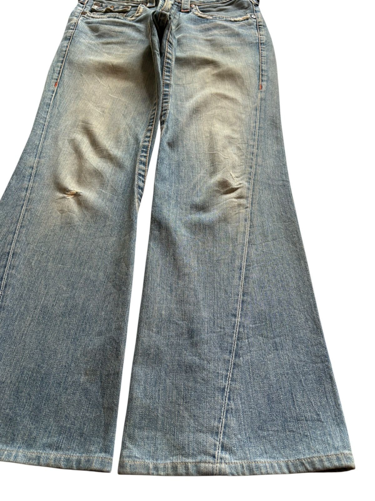 True Religion Vintage / Y2K True Religion Joey Mud Wash Flare Jeans Size US 31 - 7 Thumbnail