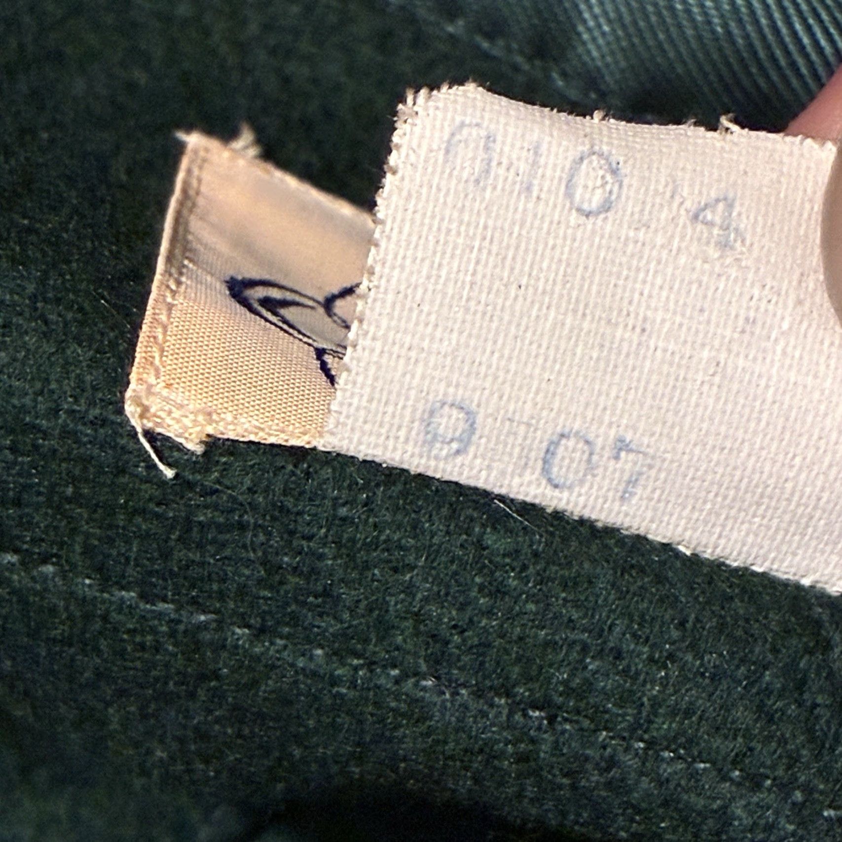 VINTAGE Pilgrim Button Down Shirt Mens Large 18.5 Green Wool Blend Flannel Shirt