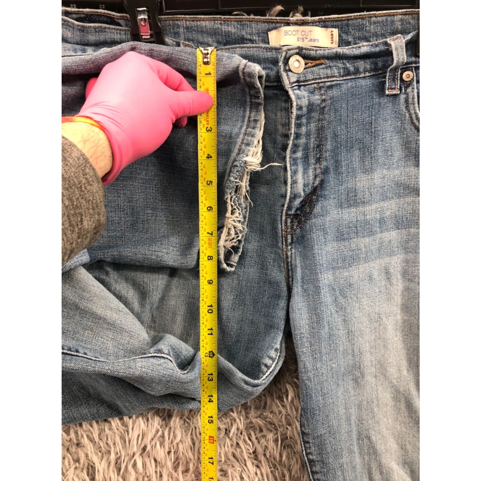 Levi's Levi's 515 Bootcut Jeans Size 16 Long Womens Medium Wash Blue Size 38" / US 16 / IT 52 - 4 Thumbnail