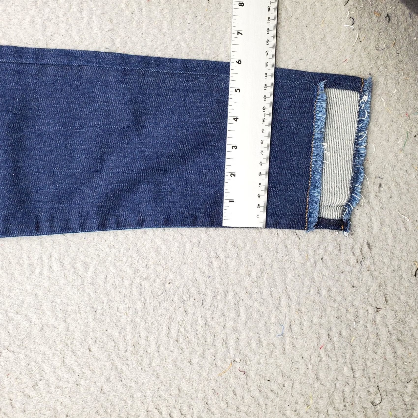 Vintage Manila Grace Womens Jeans 28 Blue Denim Westway Raw Step Leg 5-Pocket Design Regular Inseam 29.25" Distressed? No NWT No N/A Size 28" / US 6 / IT 42 - 5 Thumbnail