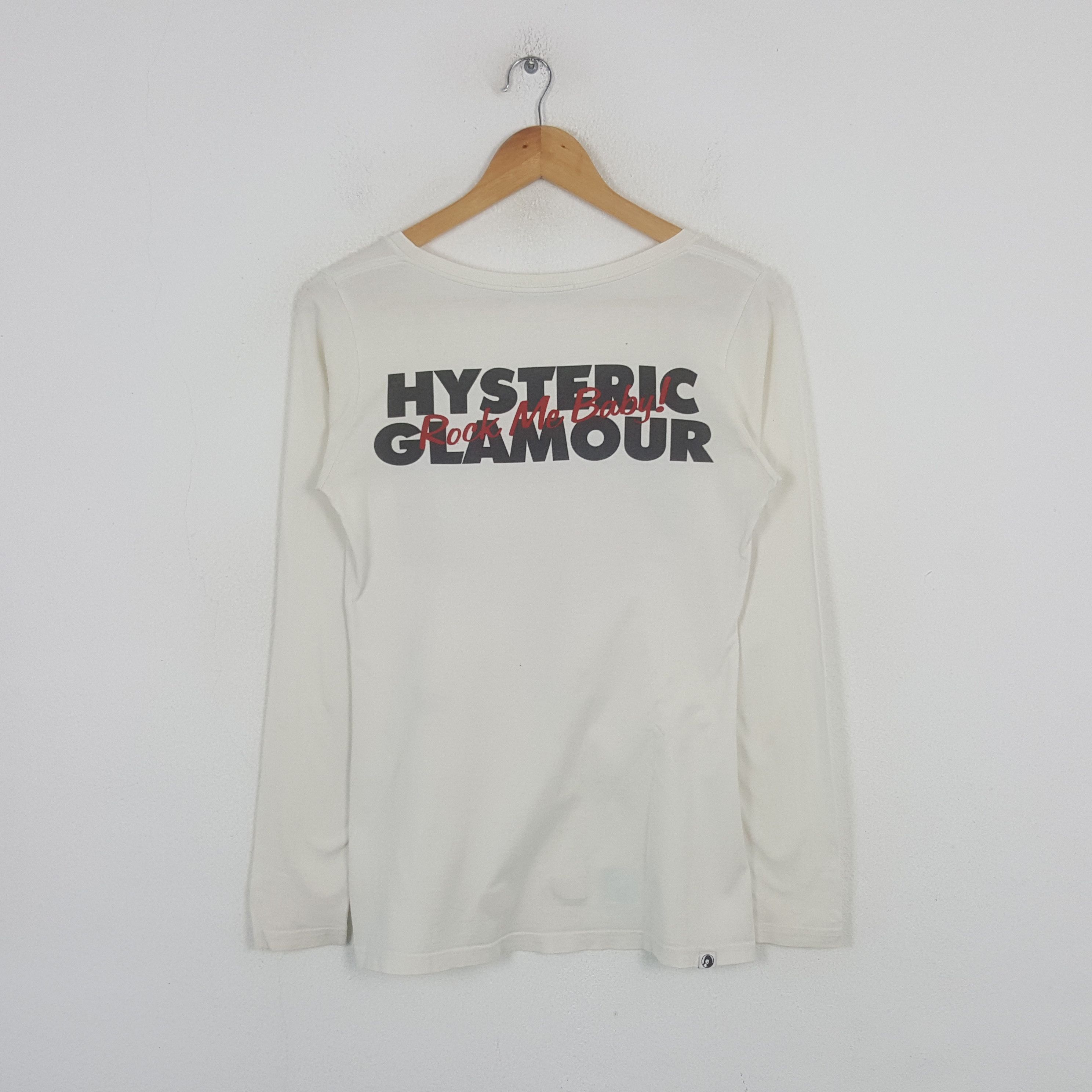 Hysteric Glamour Vintage Hysteric Glamour Rock Me Baby Japan Tshirt RR16 Size US S / EU 44-46 / 1 - 3 Thumbnail