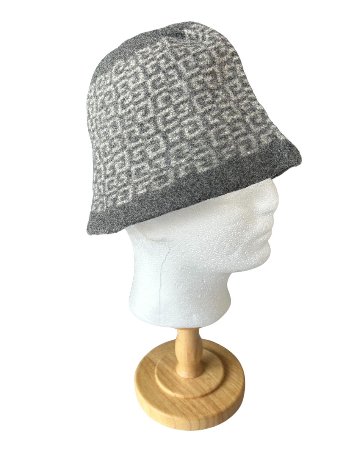Givenchy × Vintage GIVENCHY MONOGRAM Vintage Bucket Hats wool Size ONE SIZE - 3 Thumbnail