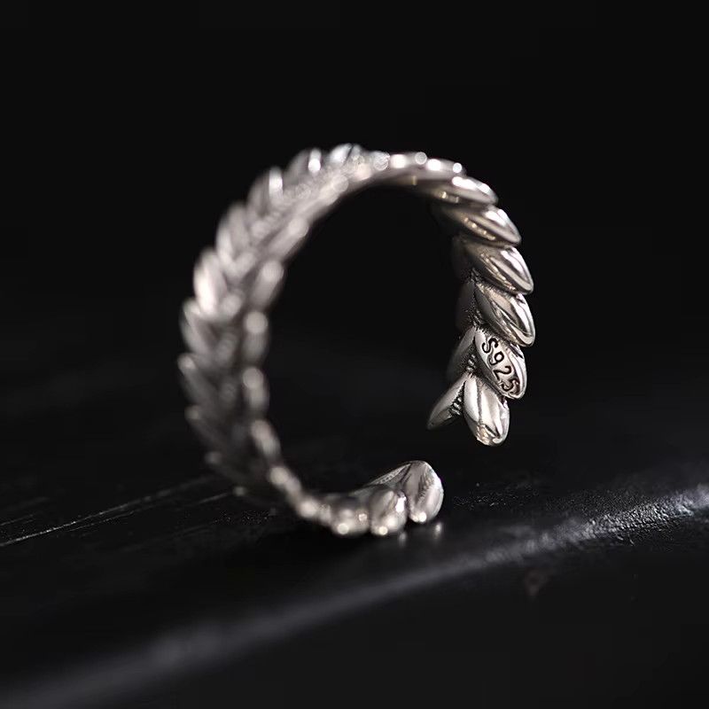 Handmade Vintage Wheat Cuff Ring Size ONE SIZE - 2 Thumbnail