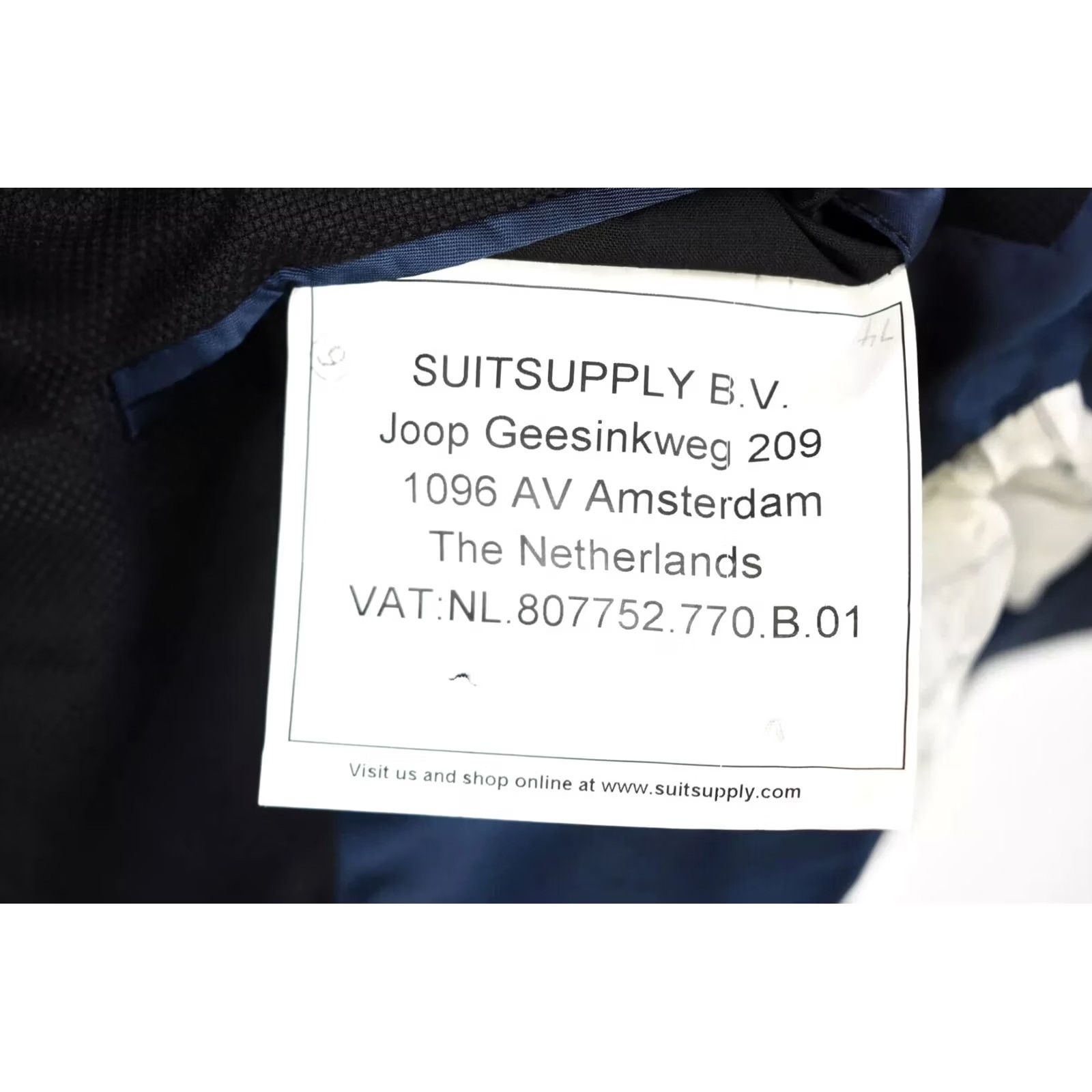 Suitsupply SUITSUPPLY Lazio Personal Tailoring Blazer Men's UK 34 Blue Single Breasted Size 34R - 5 Thumbnail