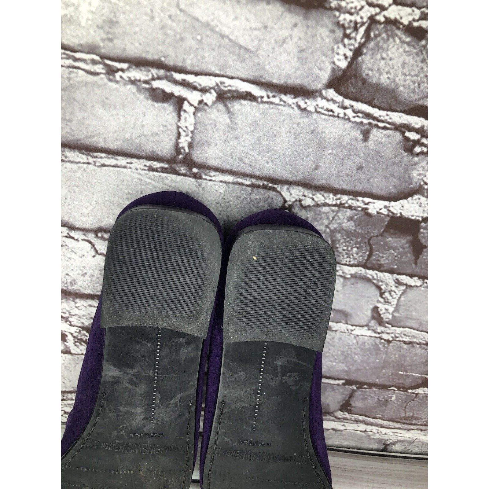 Stuart Weitzman Stuart Weitzman Purple Suede Leather Rhinestone Pump Shoes W Size US 8.5 / IT 38.5 - 11 Thumbnail