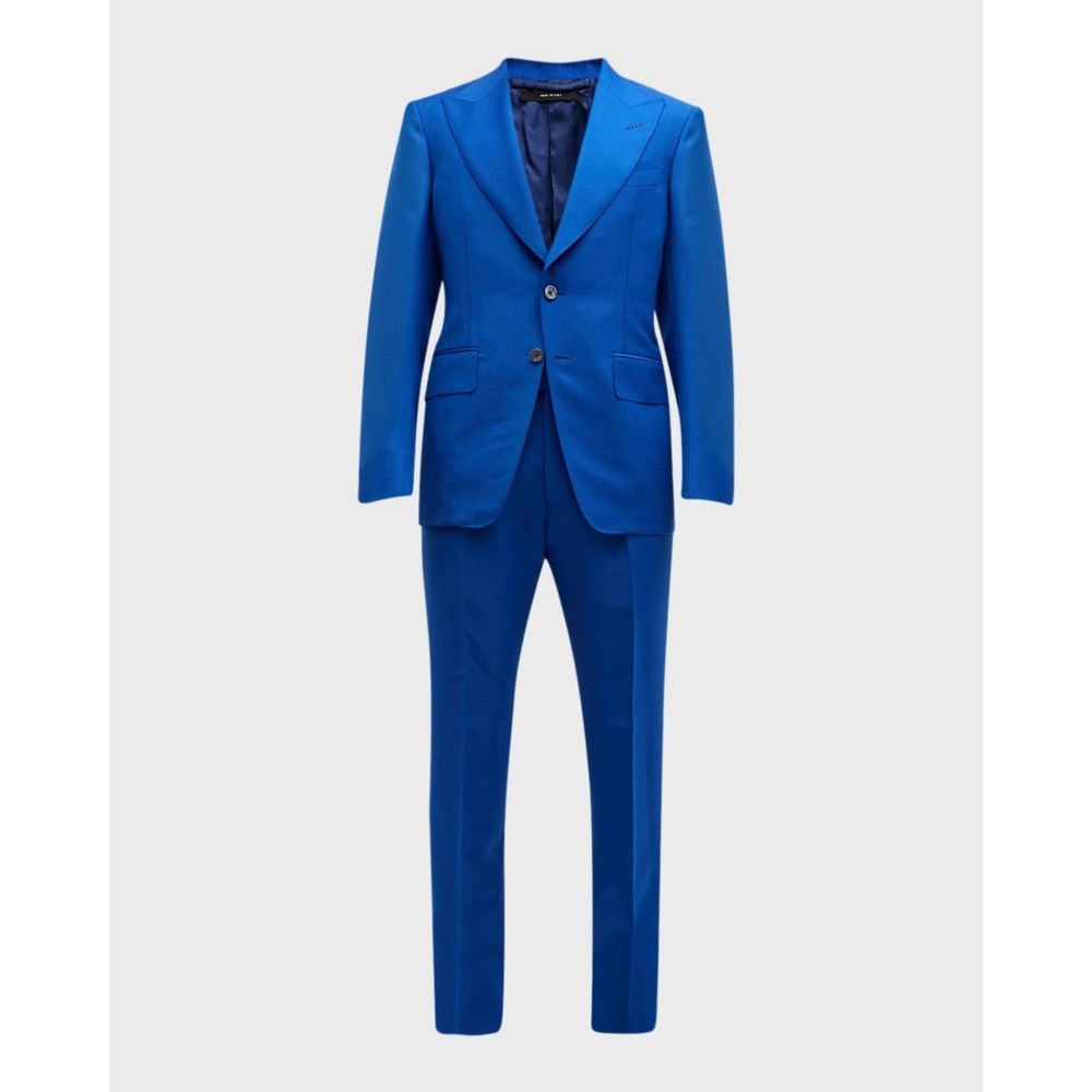 Tom Ford o1loc1c0924 2HAP03 Attics Suit in Blue Size US M / EU 48-50 / 2 - 1 Thumbnail