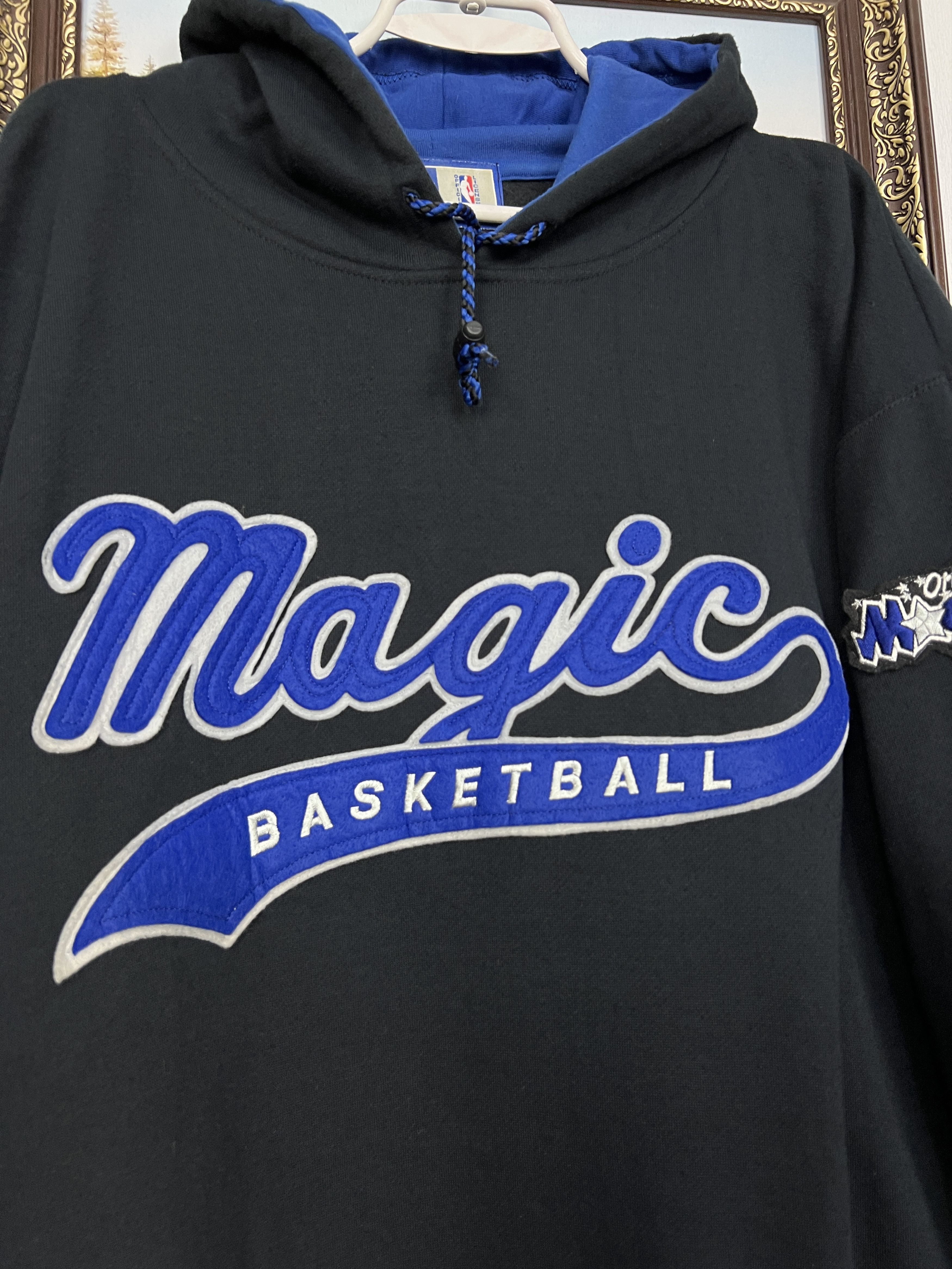 Starter Vintage 90's Orlando Magic NBA Hoodie Jacket Big Logo Rare Size US XL / EU 56 / 4 - 3 Thumbnail
