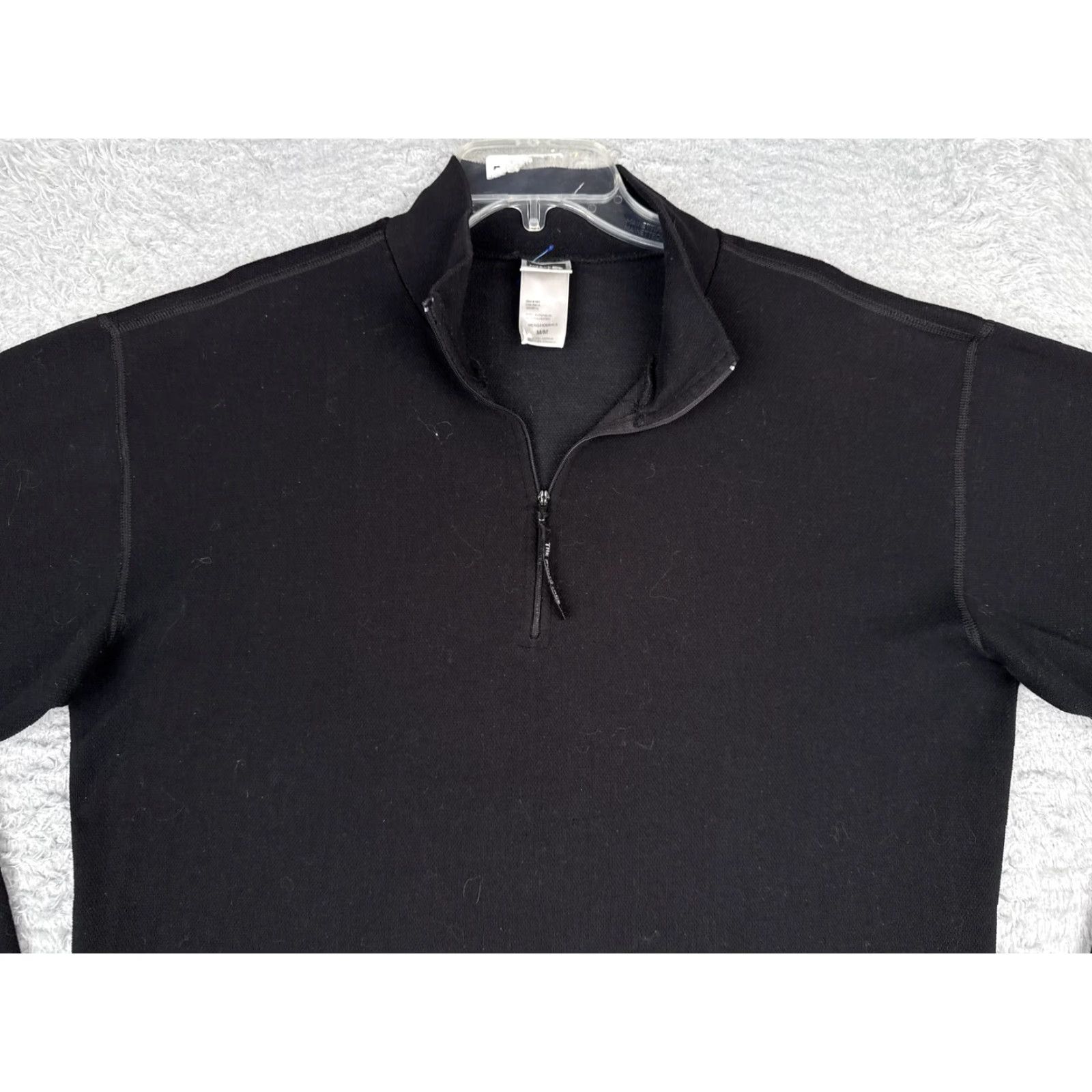 The North Face The North Face Sweatshirt Mens Medium Black 1/4 Zip Mock Neck Pullover Fleece Size US M / EU 48-50 / 2 - 4 Thumbnail