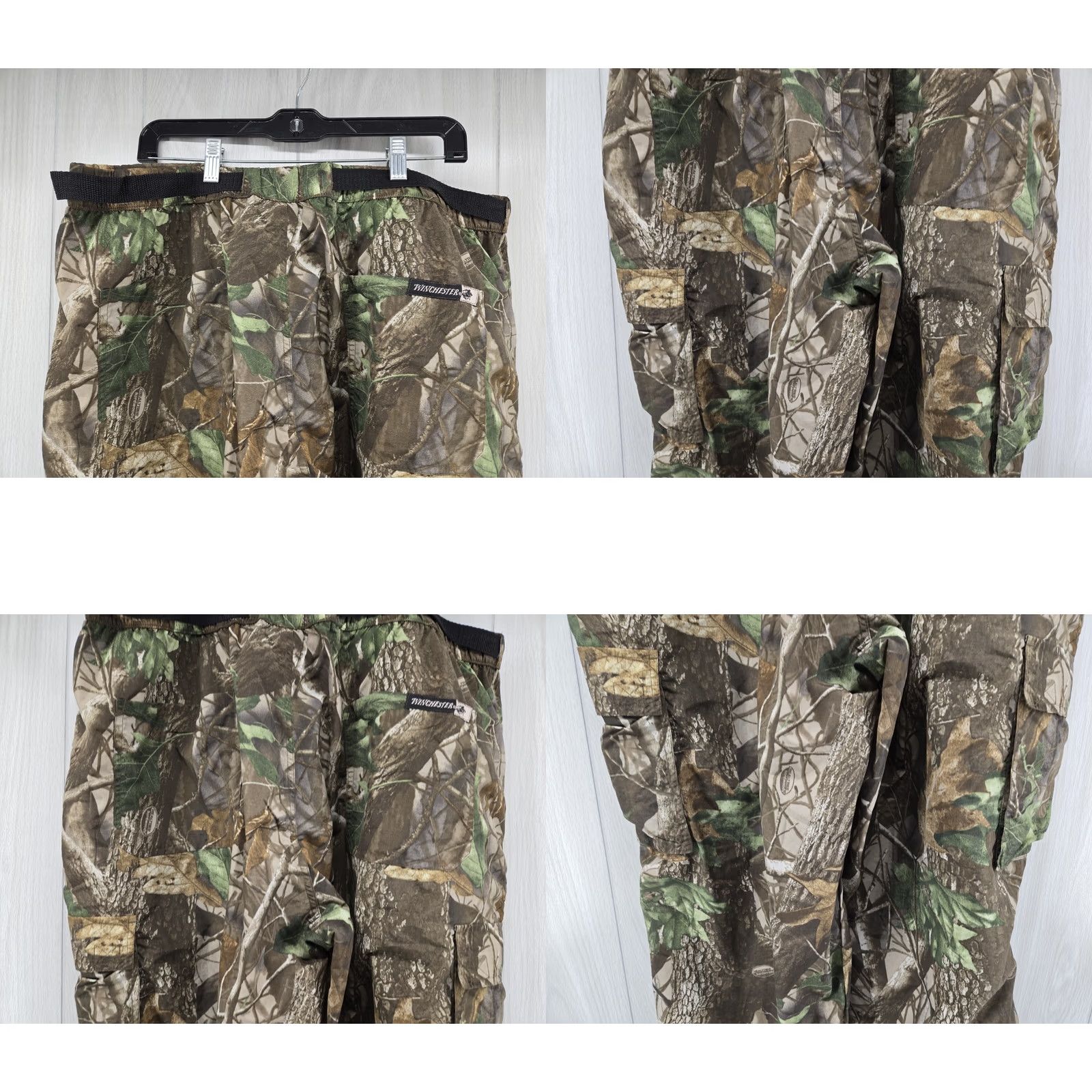 Realtree Winchester Mens Realtree Hardwoods Camo Pants XL Nylon Light Weight 40/33 Size US 36 / EU 52 - 8 Thumbnail