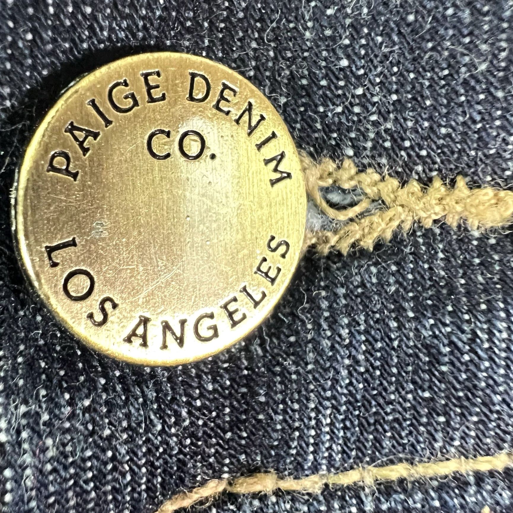 Paige Paige Skinny Jeans Denim Blue 34 Inseam 32 Regular Fit Women's Size 27 5-Pocket Stretch Mid Rise Vintage No Size 27" / US 4 / IT 40 - 5 Thumbnail