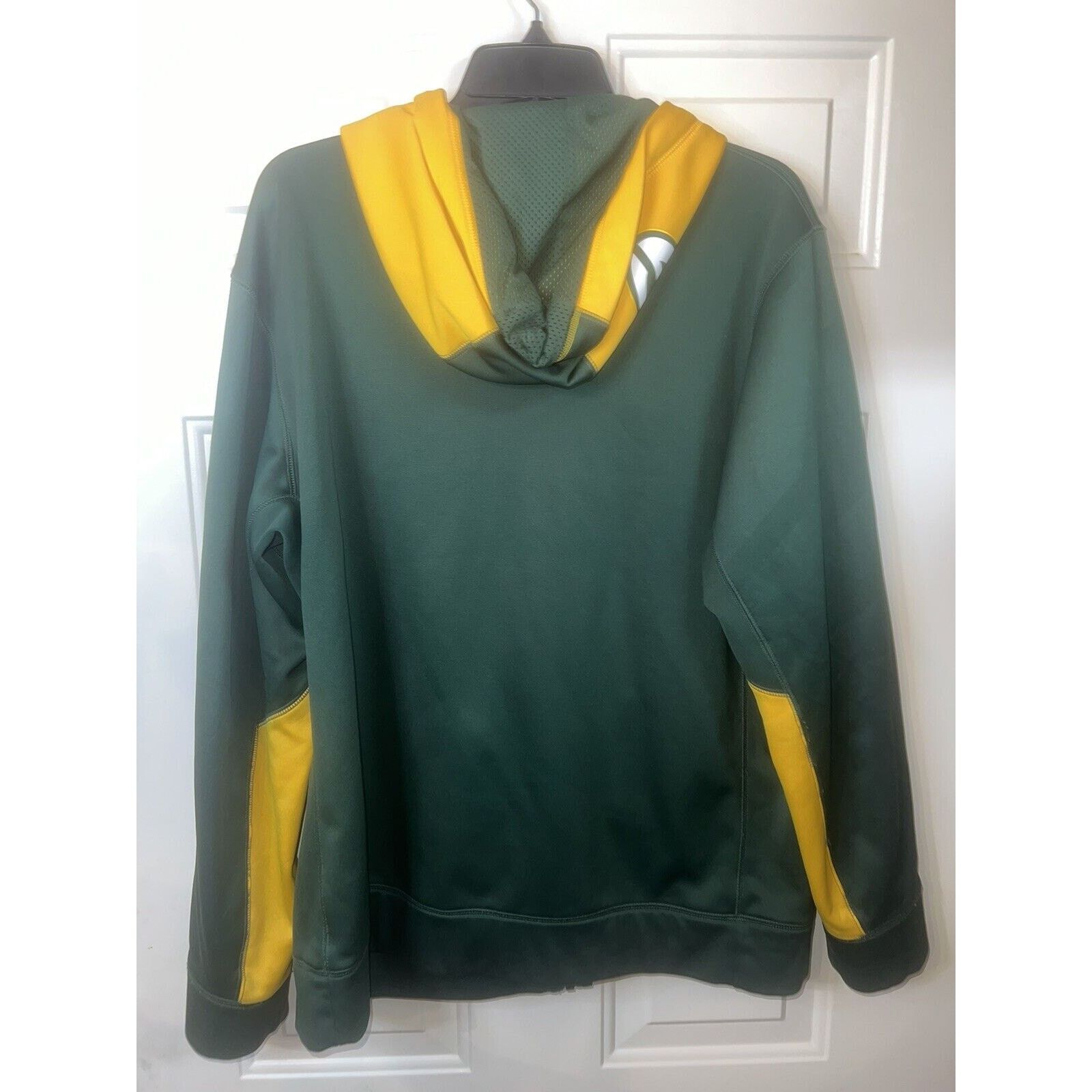 Nike Nike Green Bay Packers Jacket Zip Up Hoodie Large Sweatshirt Size US XL / EU 56 / 4 - 10 Thumbnail