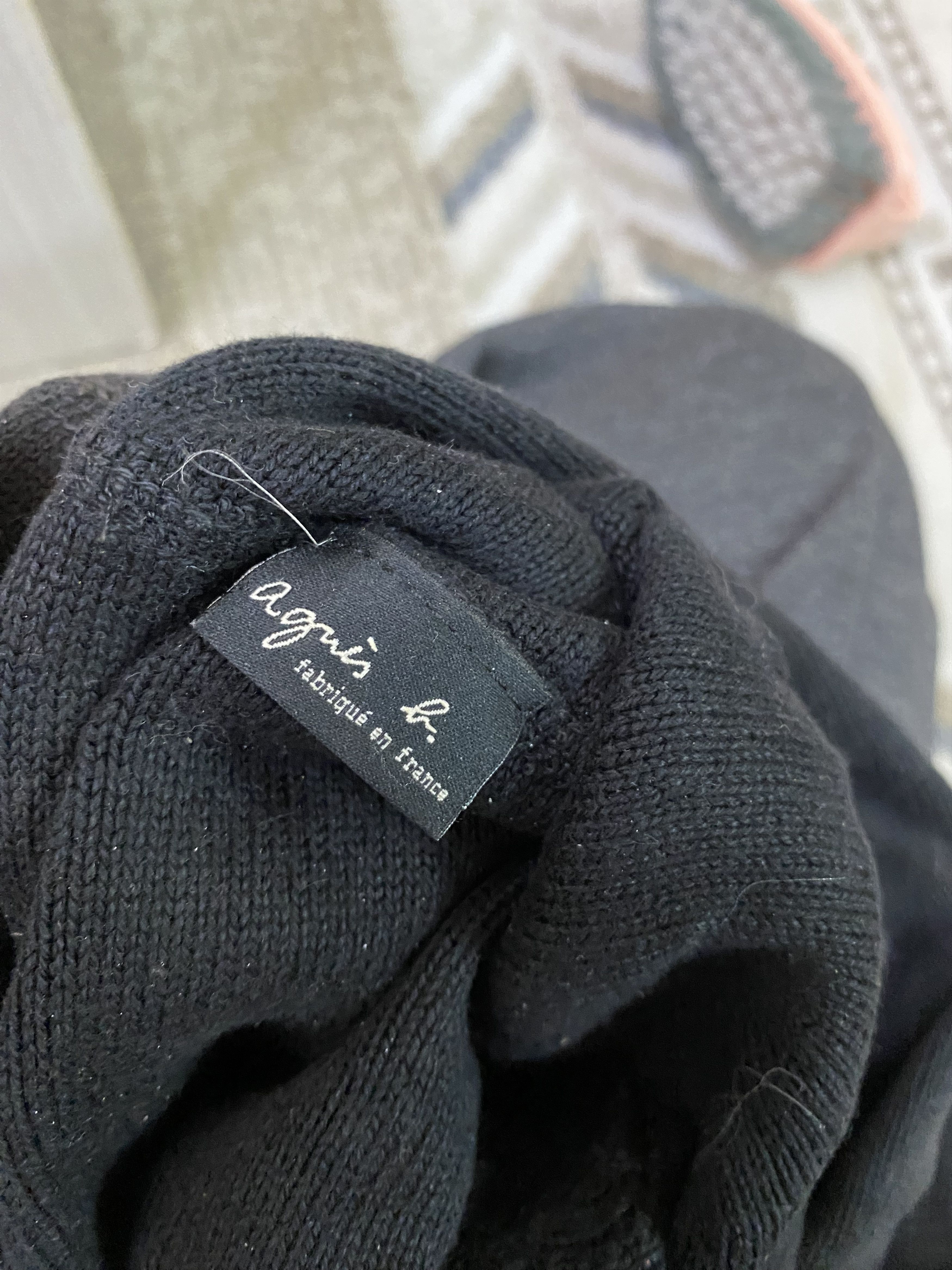 agnes b. Agnes B Plain Beanie Hat Size ONE SIZE - 5 Thumbnail