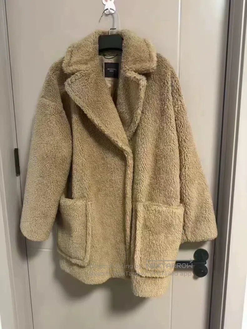 Max Mara Brown Teddy Bear Overcoat