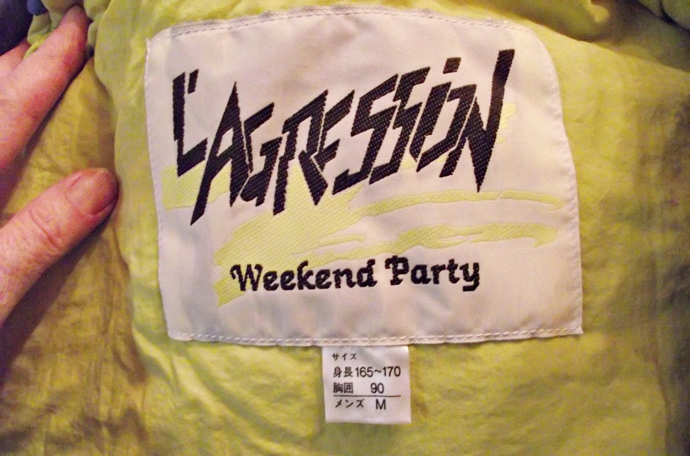 Vintage L'Agression Weekend Party Mens 90s Ski Jacket Snowboard Size US M / EU 48-50 / 2 - 9 Thumbnail