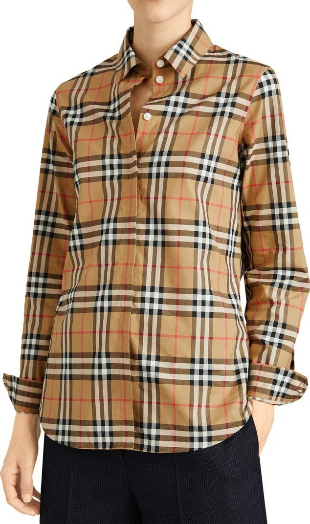 Burberry Burberry Crow Vintage Check Shirt Size S / US 4 / IT 40 - 3 Thumbnail
