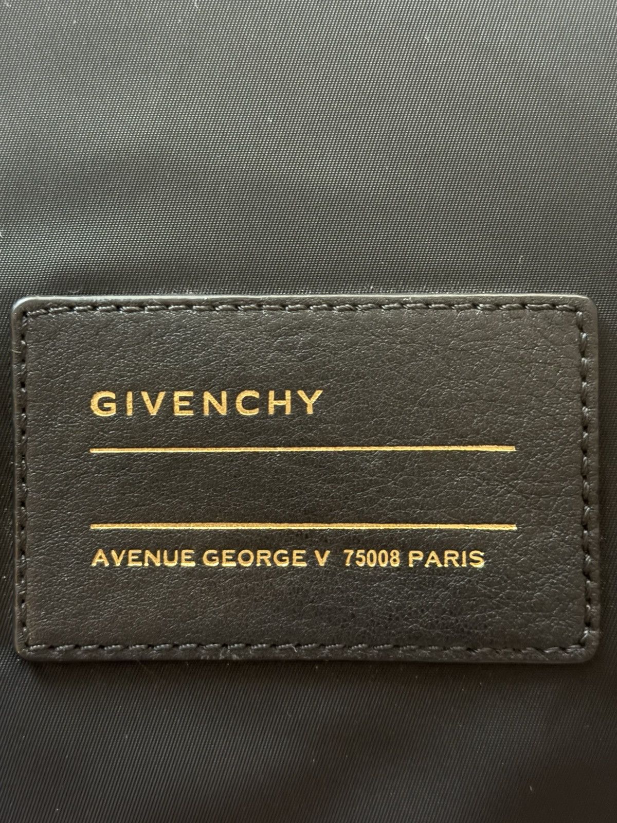 Givenchy Givenchy Paris Nylon Logo Black Backpack Size ONE SIZE - 4 Thumbnail