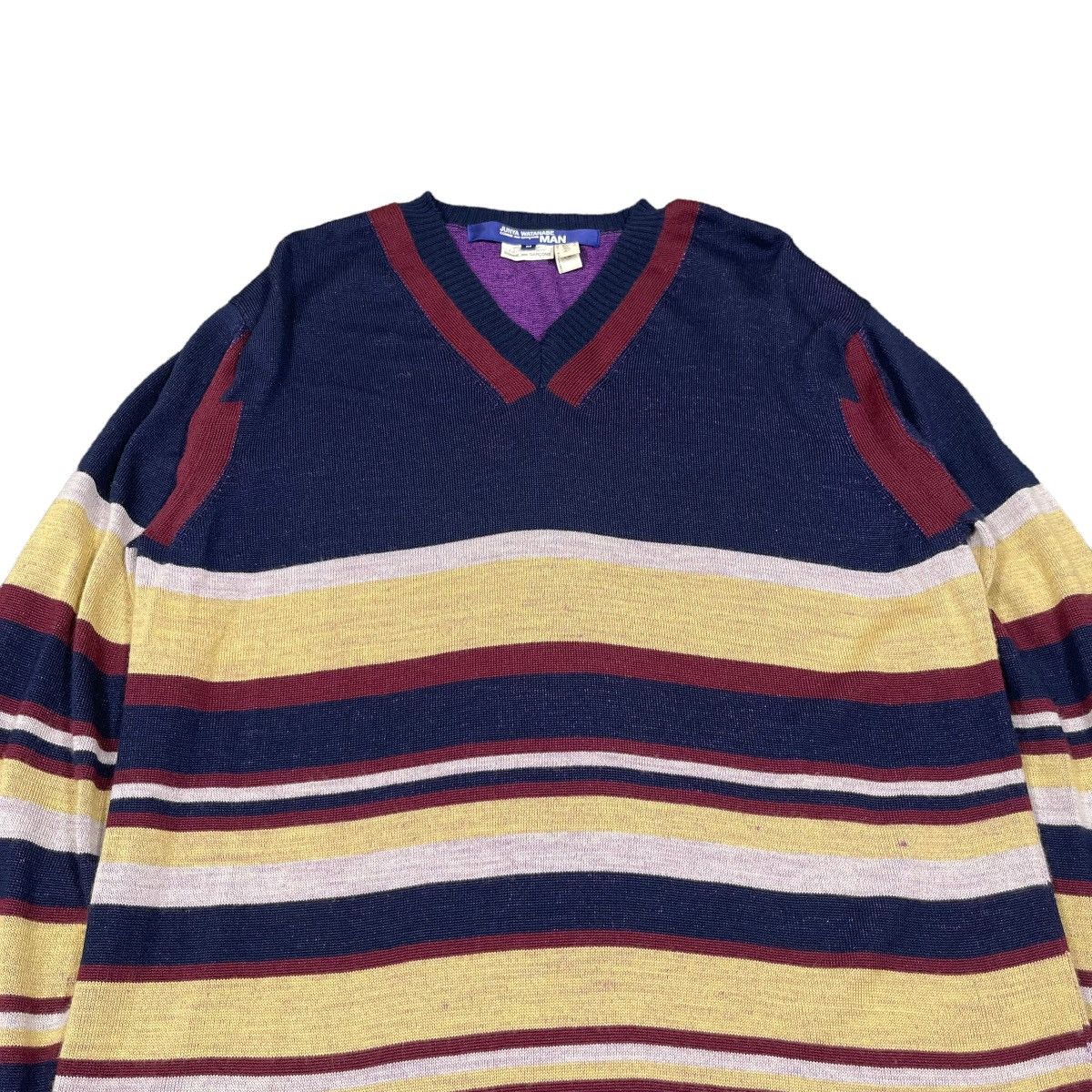 Comme des Garcons × Junya Watanabe Junya Watanabe FW10 Knitted Striped Sweater Size US M / EU 48-50 / 2 - 4 Thumbnail