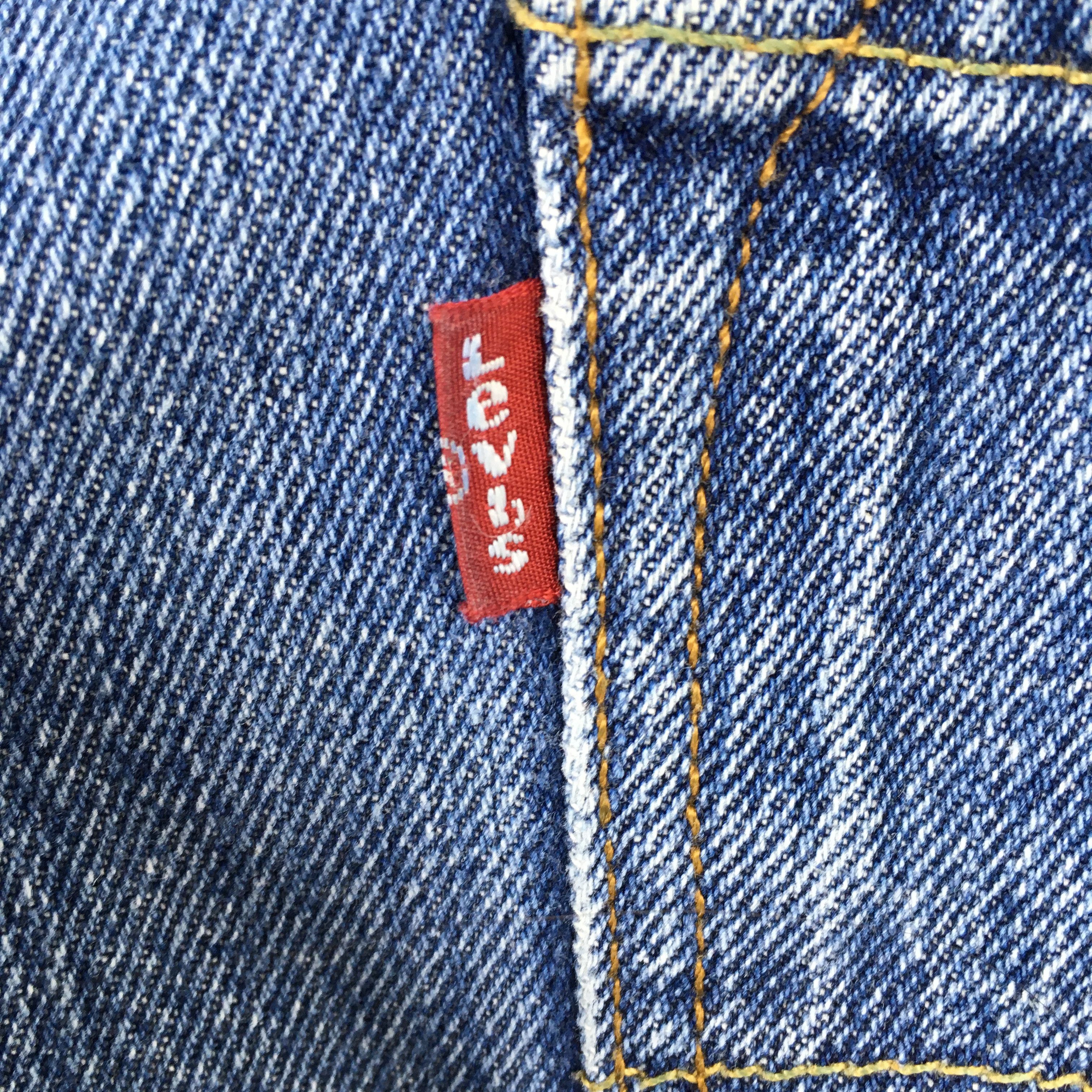 Levi's Size 31x28 Vintage 90s Levi's 501 Faded Blue Jeans S1472 Size US 31 - 12 Thumbnail