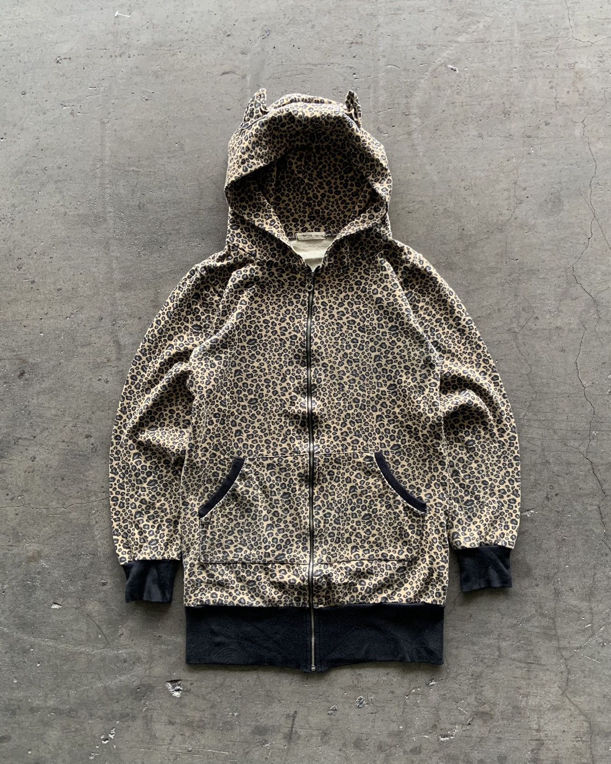 If Six Was Nine 2000s Leopard ifsixwasnine lgb style Long Hoodie Size US L / EU 52-54 / 3 - 1 Thumbnail