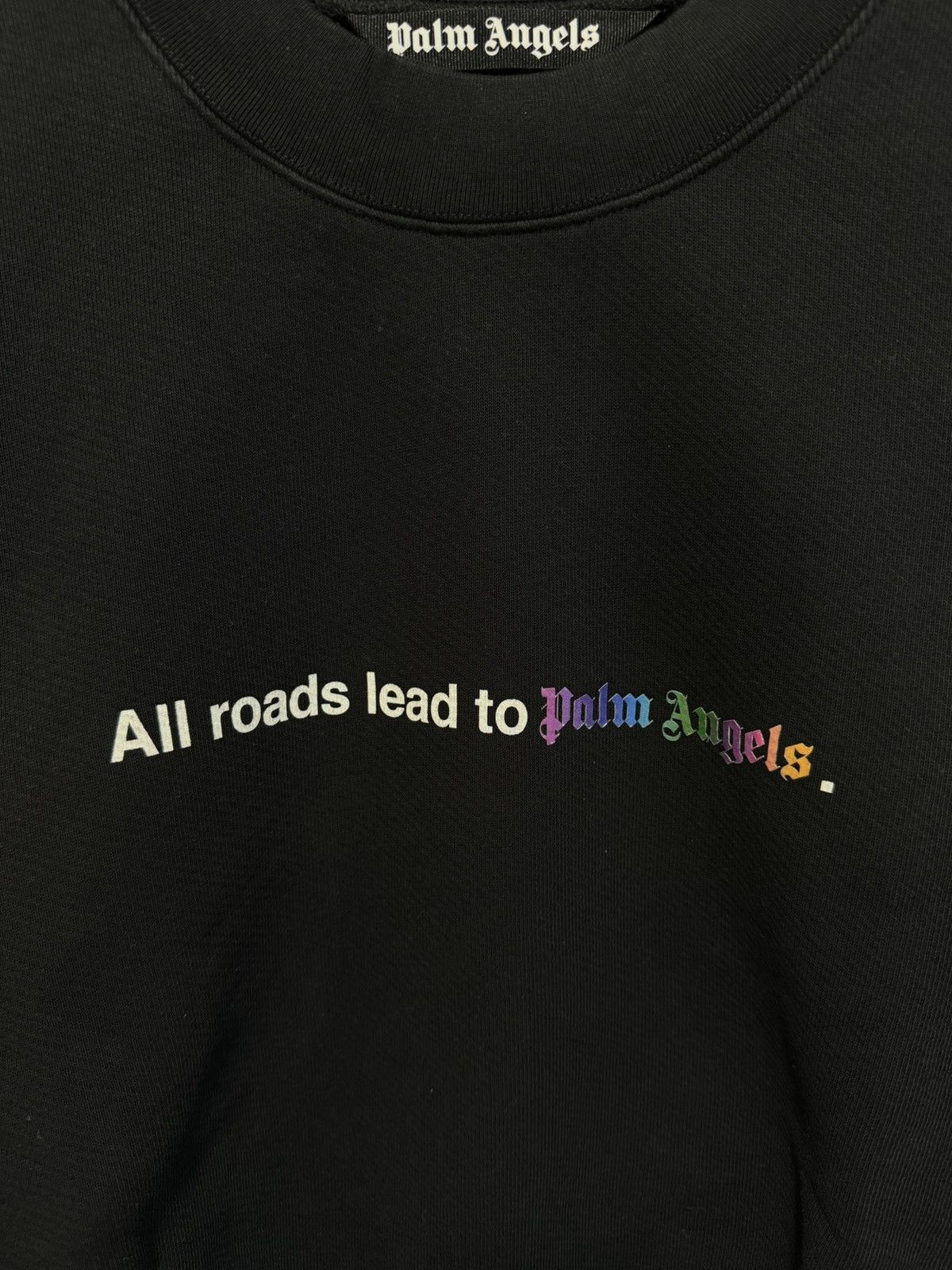 Palm Angels Palm Angels All Roads Lead To Sweatshirt NEW 750$ Size US M / EU 48-50 / 2 - 2 Thumbnail