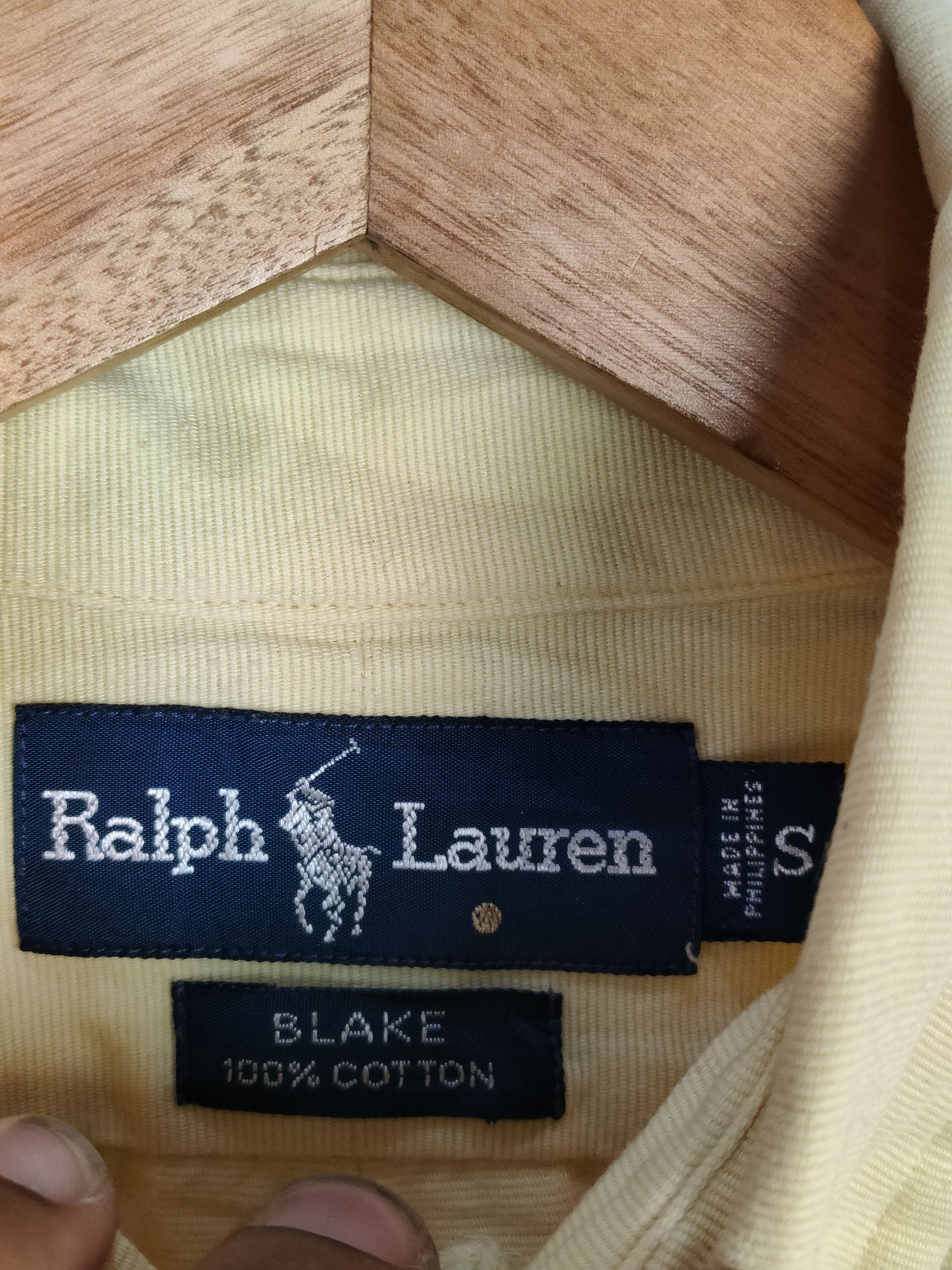 Polo Ralph Lauren × Vintage Vintage Polo Ralph Lauren Button Shirt Blake Cutting Size US S / EU 44-46 / 1 - 3 Thumbnail