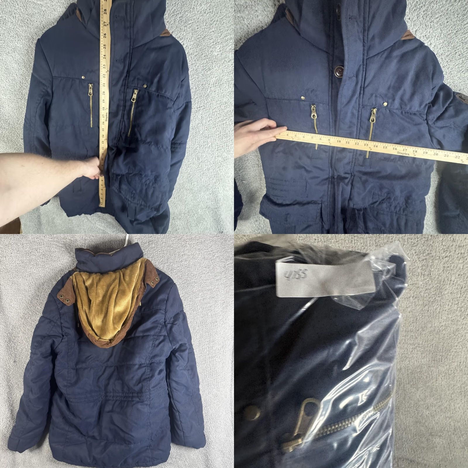 Vintage Jacket 2XL Blue Hooded Insulated Waterproof Parka Full Zip Outdoor Winter Mens Size US XXL / EU 58 / 5 - 10 Thumbnail