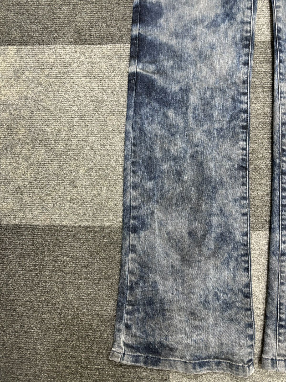 Japanese Brand 💥FLARE💥Insane Style Tornado Mart Japan Flare Denim F466 Size US 35 - 8 Thumbnail