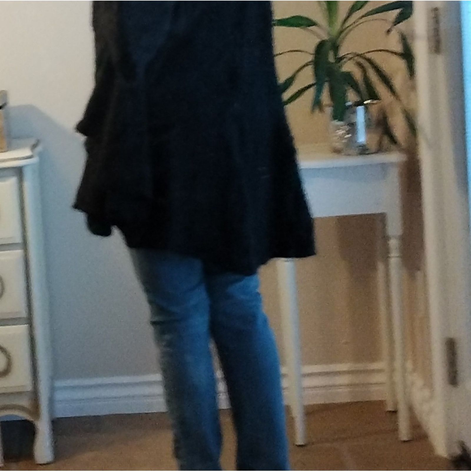Other Simply Natural PERU SURI WOOL Cardigan Sz L BLACK Bell Boho Size M / US 6-8 / IT 42-44 - 13 Thumbnail