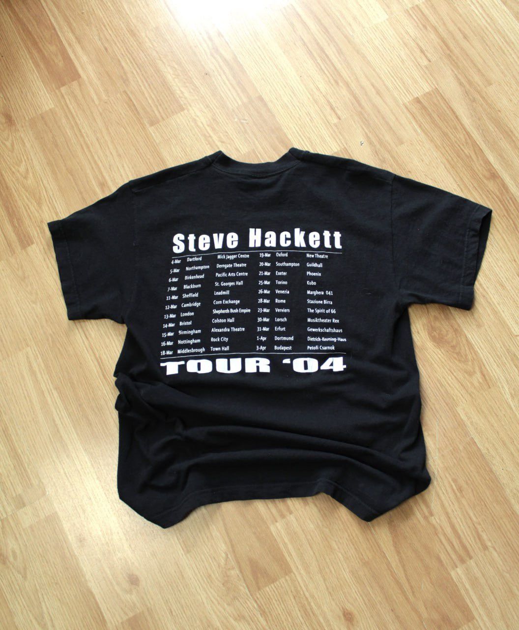 Band Tees 🔥 Steve Hackett Metamorpheus Album 2004 Vintage Tour T Shirt Size US S / EU 44-46 / 1 - 3 Thumbnail