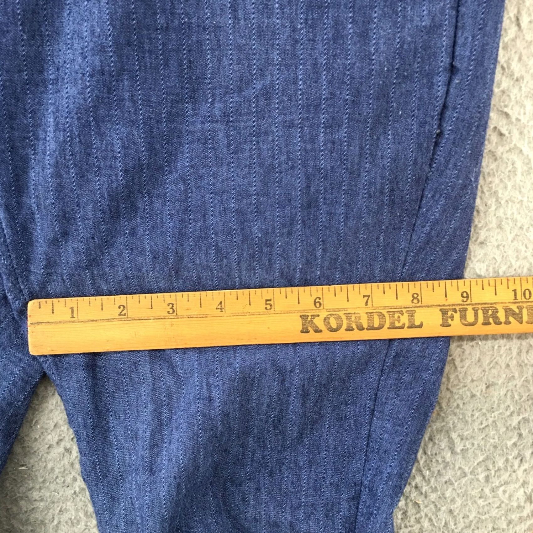 Banana Republic Banana Republic Avery Paperbag Trouser Pants Womens 0P Blue Mid Rise Zip Fly Pants Boys? Size 25" / US 0 / IT 36 - 6 Thumbnail
