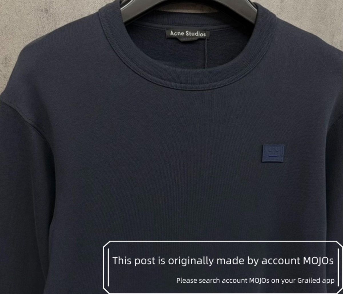 Sz XS Acne Studios Face Patch Sweatshirt mojos3368