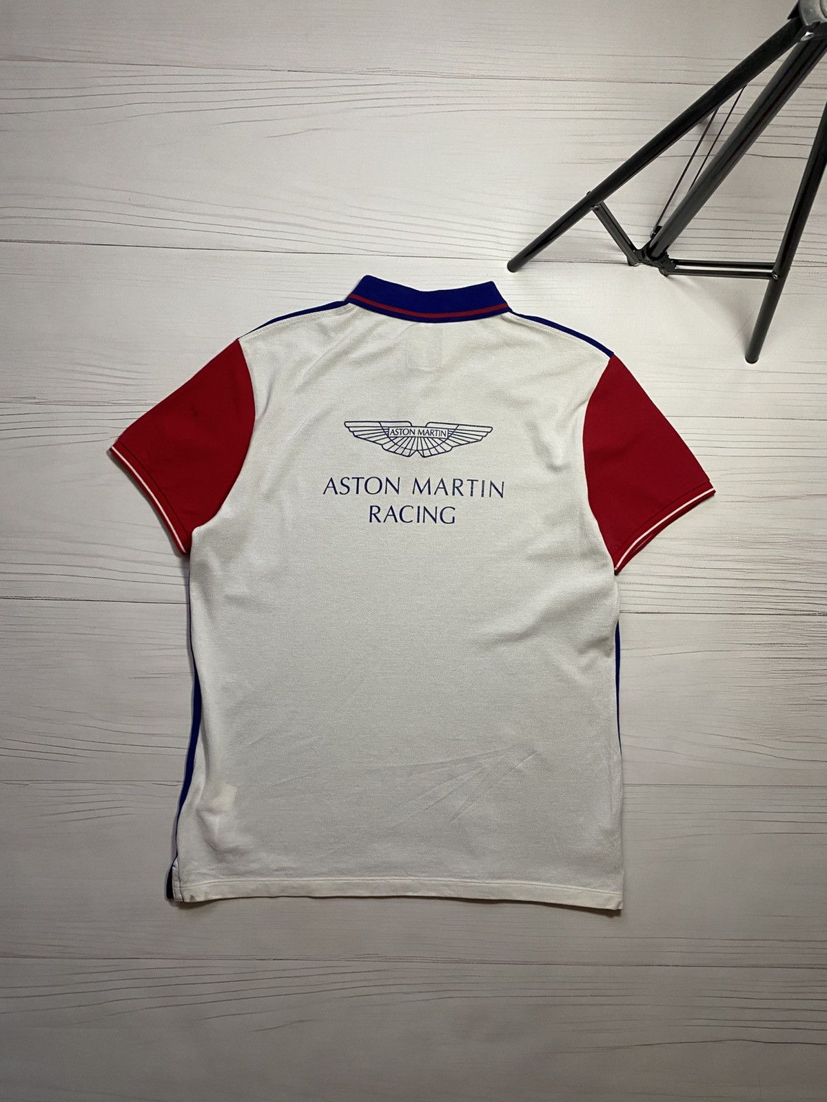 Hackett Hackett Aston Martin Formula Uno Racing polo t shirt Size US L / EU 52-54 / 3 - 2 Thumbnail