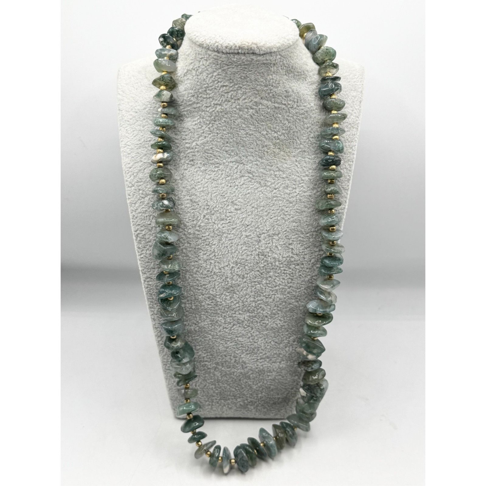 Vintage Vintage stone chips beaded long necklace Size ONE SIZE - 4 Thumbnail