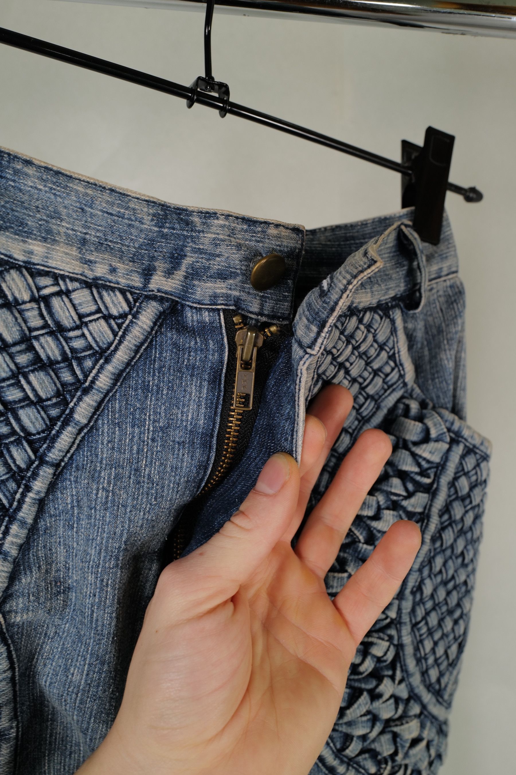KTZ KTZ PLEATED DENIM SKIRT XS Size 27" / US 4 / IT 40 - 12 Thumbnail