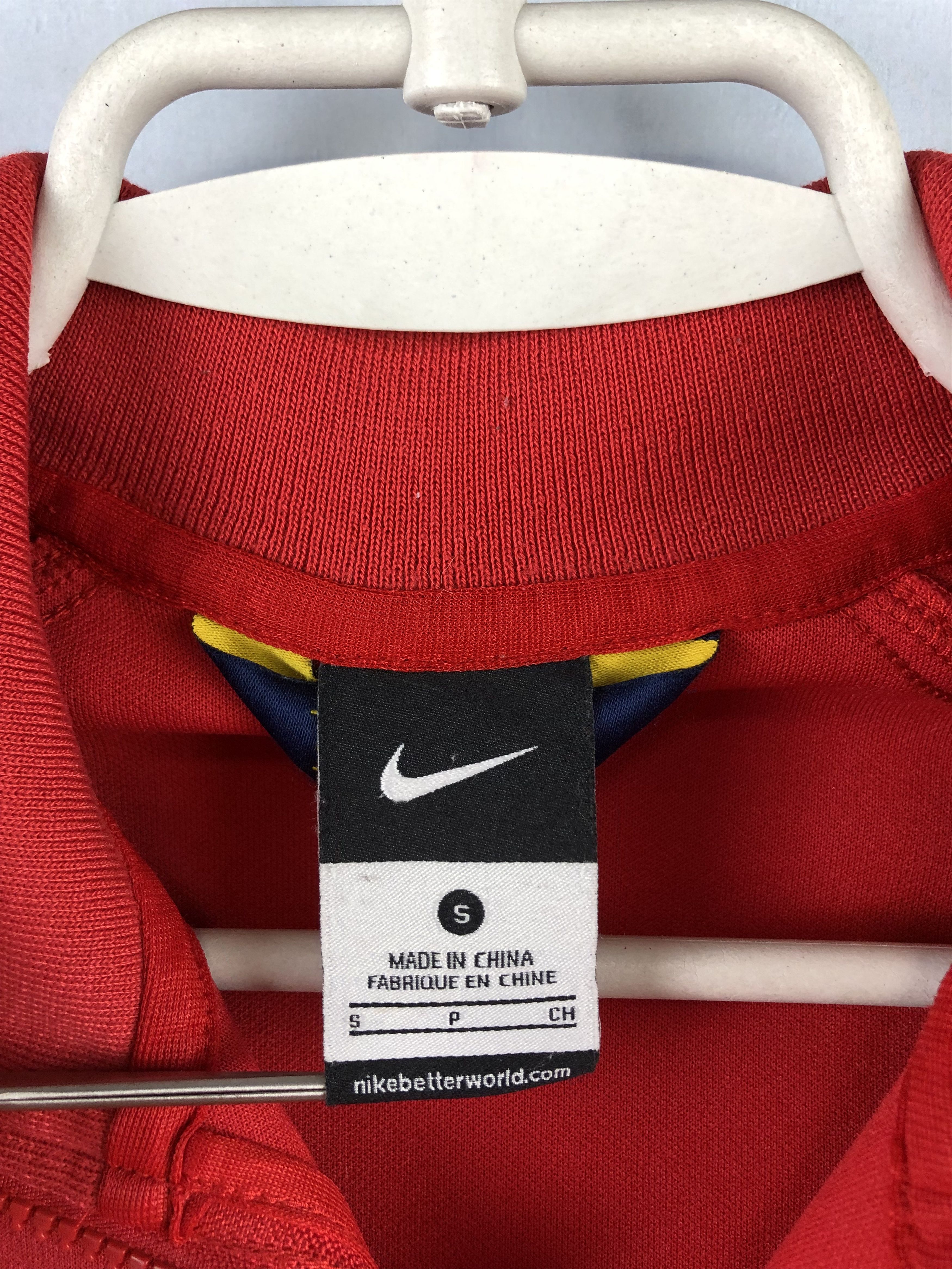 Nike Nike Barcelona Football Jacket Track Top Woman Rare Red Hype Size S / US 4 / IT 40 - 11 Thumbnail