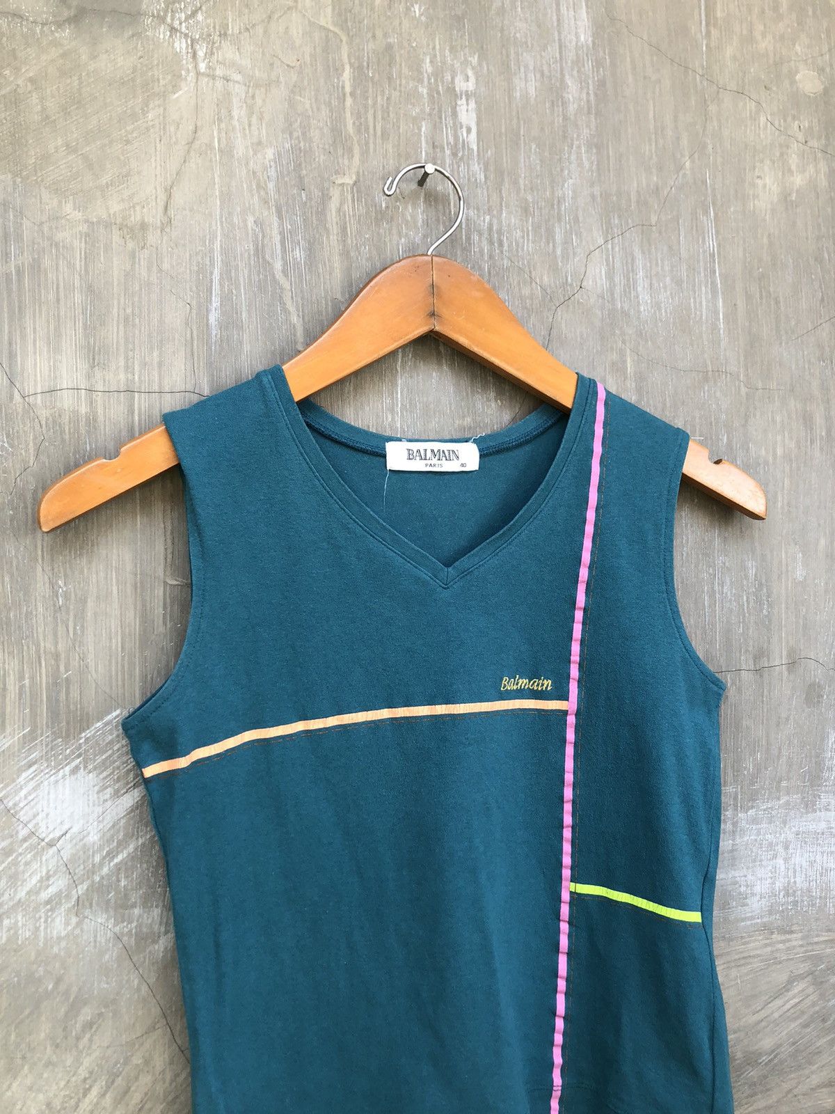 Balmain Vintage Balmain Paris Tanktop Size S / US 4 / IT 40 - 5 Thumbnail