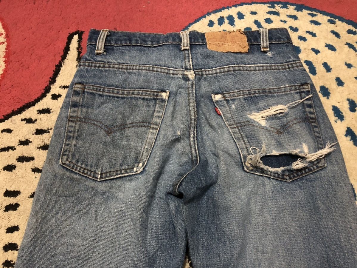Levi's Vintage 90s Levis Distressed Ripped Zipper jeans Size US 29 - 11 Thumbnail