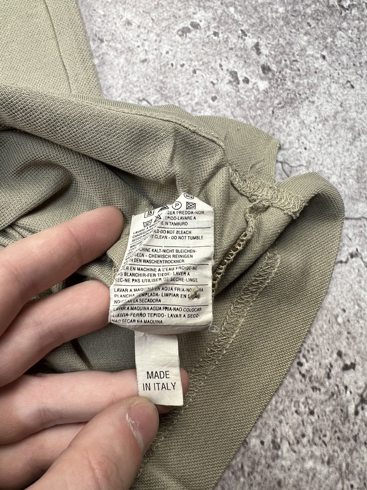 Moncler MONCLER Vintage Luxury Polo Old Money Basic Beige 90s Size US XL / EU 56 / 4 - 8 Thumbnail