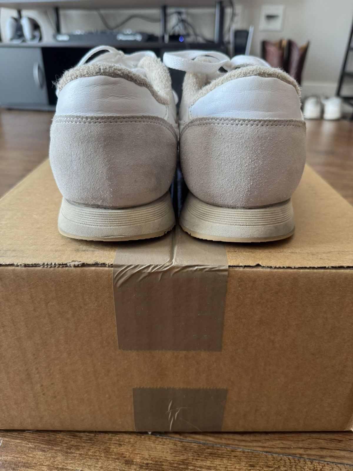 JJJJound × Reebok Jjjjound x Reebok Classic Nylon White Size US 12 / EU 45 - 4 Thumbnail