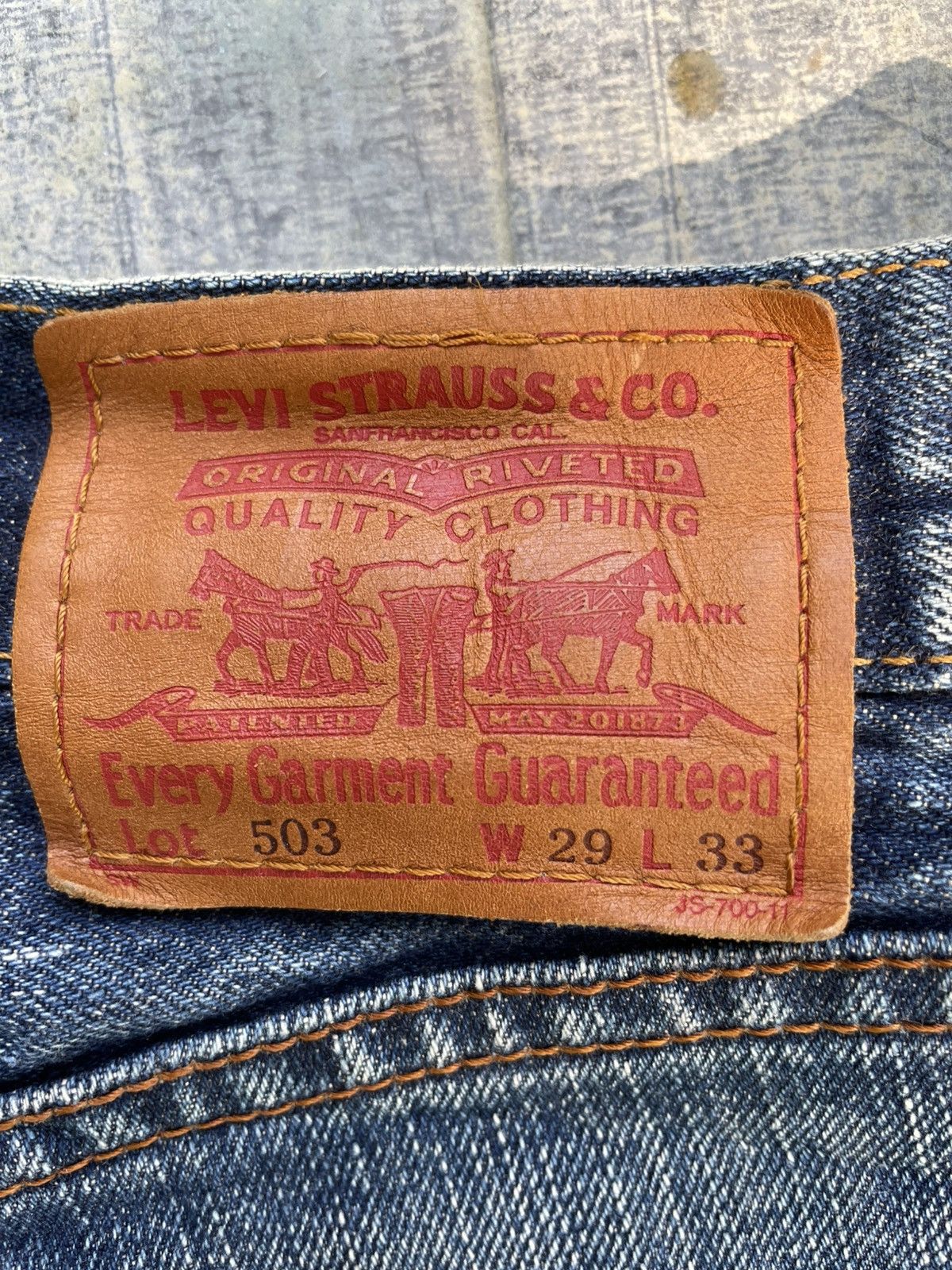Japanese Brand × Vintage Blue Vintage Levi’s 503 jeans Size US 29 - 11 Thumbnail