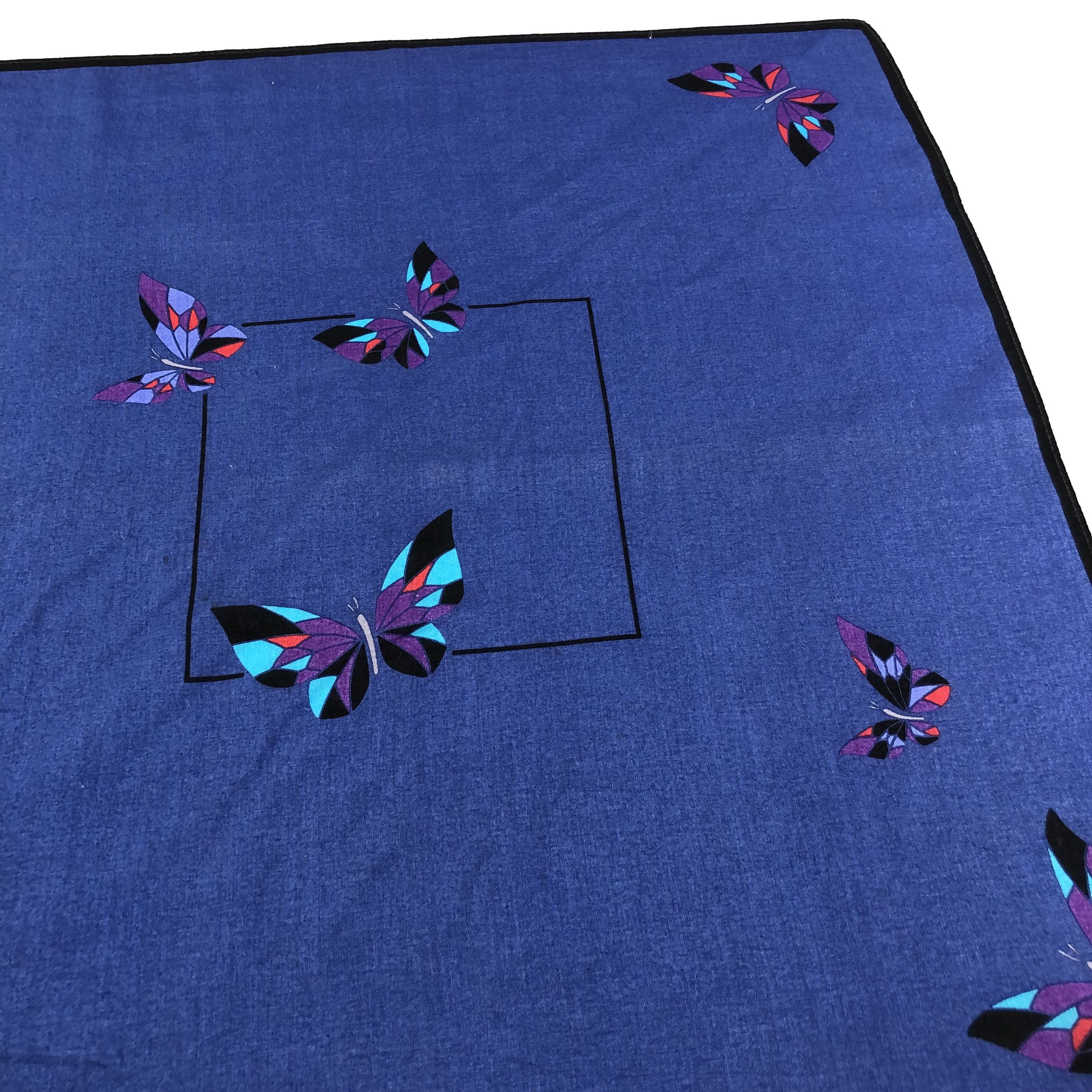 Hanae Mori Hanae Mori Handkerchief Neckerchief Bandana H1950 Size ONE SIZE - 5 Thumbnail